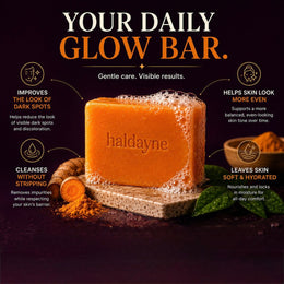 Turmeric + Kojic Acid Glow Bar - Haldayne