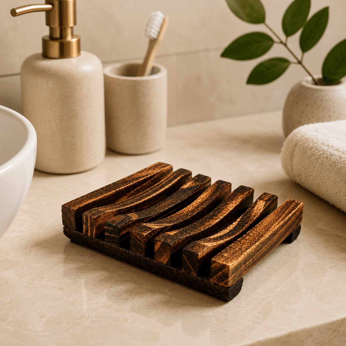 Wooden Soap Dish - Haldayne